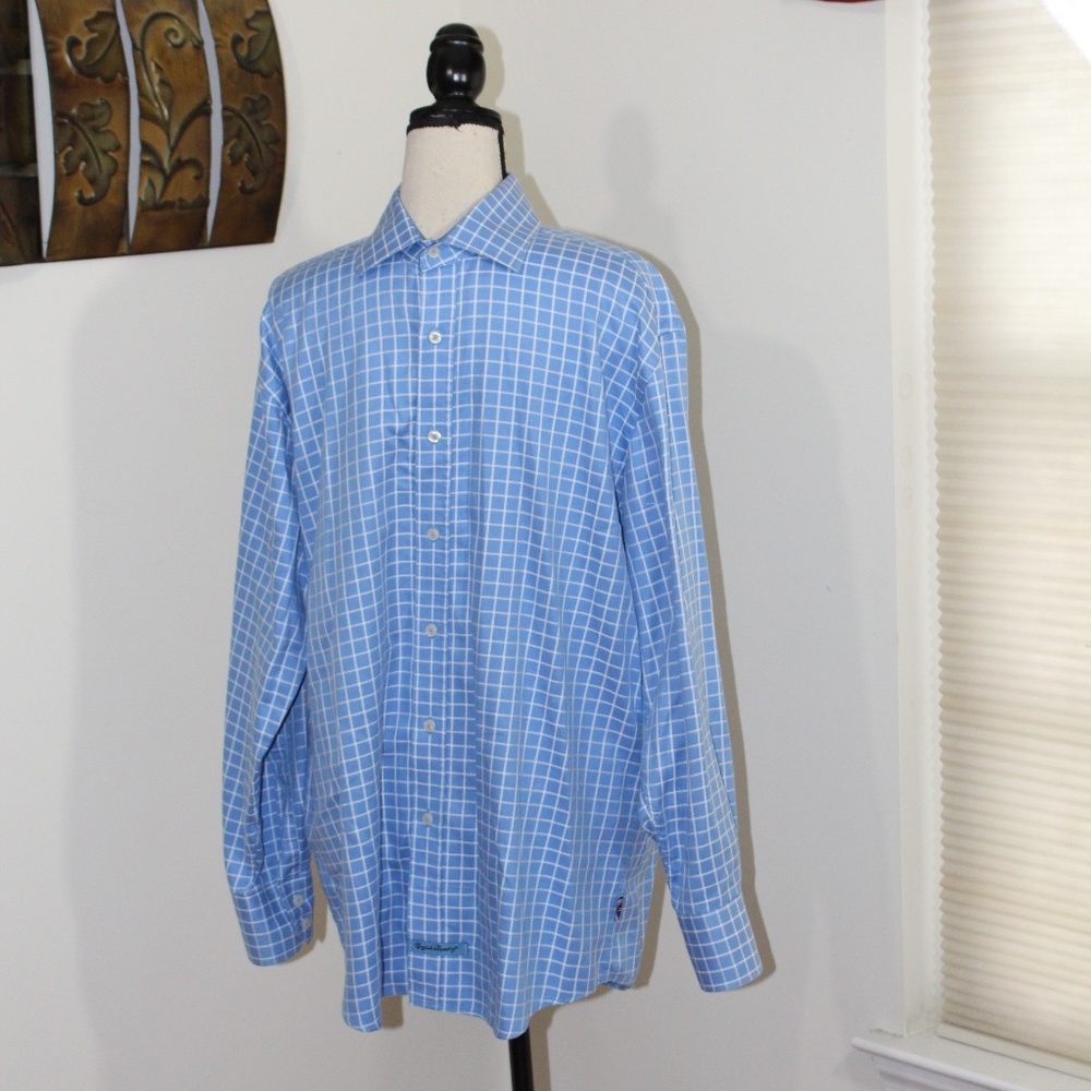 English Laundry,  Flip Cuff long sleeve Button down shirt